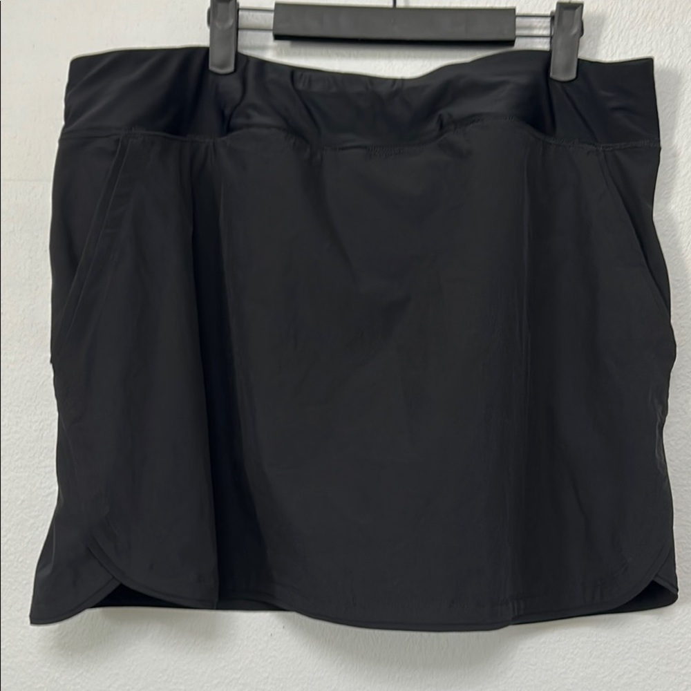 Lands' End Black Swim Skort Size 18